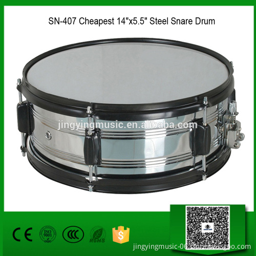 SN-407 Cheapest 14" x5.5" Steel Snare Drum